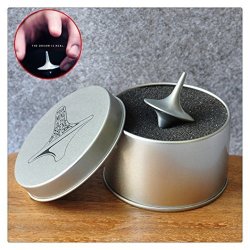 Delight Eshop 1PCS Inception Totem Accurate Cobb Stainless Steel Spinning Top Perfect Balance Silver