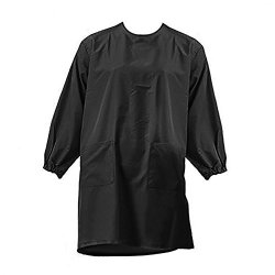 Price piece Opromo Salon Barber Smock Hair Cutting Gown Hairdressing Cape Nail Tech Uniform Beauty Salon Gown Waterproof-black