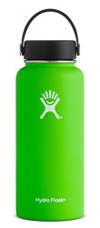 Hydro Flask 40 Oz Double Wall Vacuum Insulated Stainless Steel Leak Proof Sports Water Bottle Wide Mouth With Bpa Free Flex Cap Kiwi