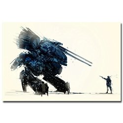 Lawrence PAINTING211 Lawrence Painting Metal Gear Solid V The Phantom Pain Game Art Canvas Poster Print Solid Snake Living Room DECOR7