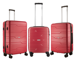 Travelite Travelwize Bondi Abs 4-WHEEL Spinner 55CM Luggage Red