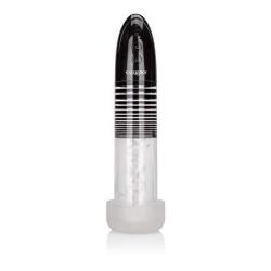 CalExotics Optimum Series Automatic Smart Pump – Male Enhancement Penis  Pump with Silicone Stroker Sleeve – Male Masturbation Sex Toys for Men –  Clear