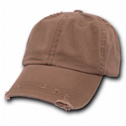 Decky Vintage Polo Cap- Brown