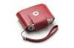 TomTom Leather Carry Case & Strap Red