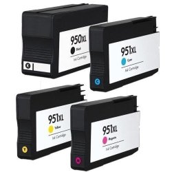Karl Aiken Remanufactured Ink Cartridge Replacement For Hewlett Packard Hp 950XL 951XL 1 Black 1 Cyan 1 Magenta 1 Yellow 4 Pack Compatible With Hp Officejet Pro 8600 8610 8620 8630 8640 8660 8615 8625 251DW 271DW