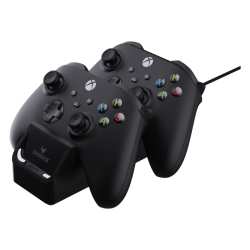 Sparkfox Xbox Series X Dual Controller Charging Dock With 2 X Rechargable Batteries Black