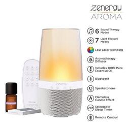 Ihome Zenergy Aromatherapy Bluetooth Speaker Sound Machine Open Your Senses Light Therapy Sound Therapy Color Changing Relax To Zen Therapy Soothi