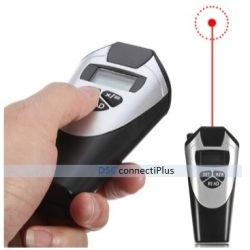 Portable Ultrasonic Tape Distance Measuring Tool meter Digital Lcd Display Solid Laser Beam Pointer