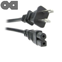 Hqrp Ac Power Cord For Toshiba L1400 L2400 L3400 32L1400U 40L1400U LED Lcd Hdtv Smart Tv Mains Cable + Hqrp Coaster