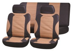 Stingray Grand Prix Polyester 6 Piece Seat Cover Set In Tan
