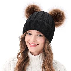 Deals on Arctic Paw Beanies Women Knit Beanie Hat Double