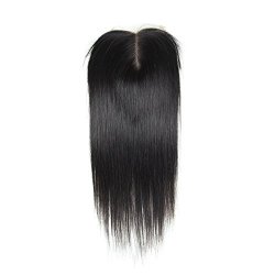 Berimy Hair 8A Brazilian Straight Lace Front Closure Piece 4X4 Virgin Human Hair Closure Bleached Knots Middle Part Lace Closure With Baby Hair In