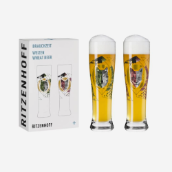 Ritzenhoff Usage Time Wheat Beer Glass Set - Sonja Eikler