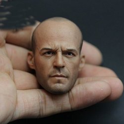 Unbrand 1 6 Scale Jason Statham Head Sculpt Model For 12" Male Figure Body Doll Toy