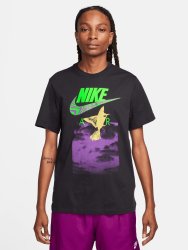 Nike Mens Sportswear Brandriff In Air Black Tee