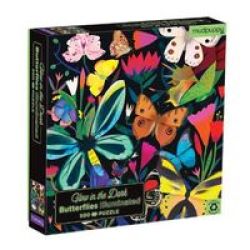 Butterflies Illuminated 500 Piece Glow In The Dark Family Puzzle Jigsaw