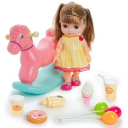 Judy Cutie Doll Playset - 10 Inch Doll Unicorn Set With Accessories