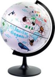 Edu Toys Colour My World Globe With Static Stickers 28CM