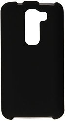 Hr Wireless Rubberized Cover Case For LG G2 MINI LS885 - Retail Packaging - Black