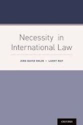 Necessity In International Law Hardcover