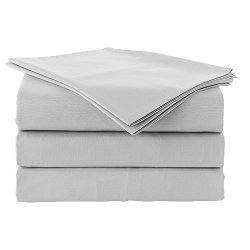 Split Size Bed Sheets Set Bedding Sheets Set 5-PIECE Bedding Sheet Set 15" Deep Pocket 400 Tc 100% Cotton Solid California King Light Grey