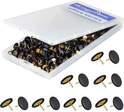 400 PCS Gold Silver Color Map Tacks Push Pins, with Round Plastic Head and  Steel Point Thumb Tacks Pin Office School