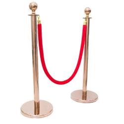 Stanchion Rope Sets in Rose Gold