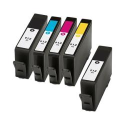 HP Compatible 912XL Multi-pack+extra Black Ink Cartridge Officejet 8010