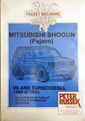 Peter Russek Mitsubishi Shogun 1988 To 1992 Vehicle Manual