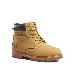 Kingshow 8036 Men's Classical Boots 9.5 WHEAT8007