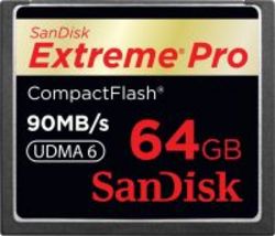 SanDisk Compact 64GB Flash Extreme Pro Memory Card