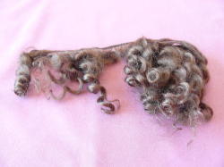 Mohair For Reborn Dolls Curly-brown