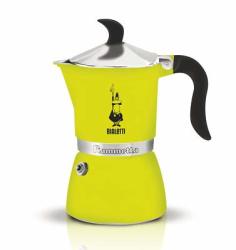 Bialetti Fiammetta Stovetop Espresso Maker 3-CUP Yellow