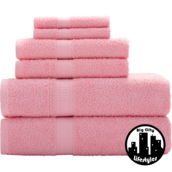 6 Piece Terry Bath Towels