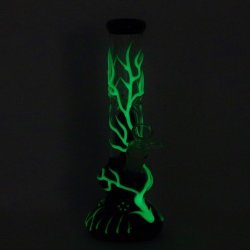 The Tree Of Life Glow In The Dark Glass Bong