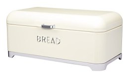 Kitchen Craft Lovello Bread Bin 42 X 22 Cm 16.5 X 8.5 - Vanilla Cream