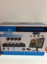 4 Channel Cctv Camera Kit