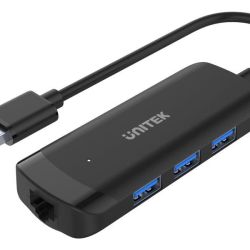 Unitek 3-PORT USB3.0 Hub With Ethernet H1111A
