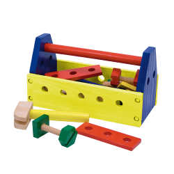 Wooden Tool Box - Multicolour