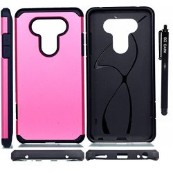 Aiiyg Ds Tm LG V20 Case V20 Soft Tpu With PC Back Cover Shockproof Case For LG V20 Dark Pink