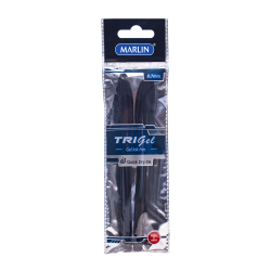 Marlin Tri-gel Ink Pens 2'S Black 0.7MM Pack Of 12