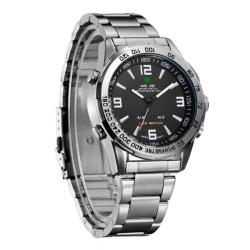 Weide WH1009S B Fashion Men Quartz Watch Casual Stainless Steel Business Watch