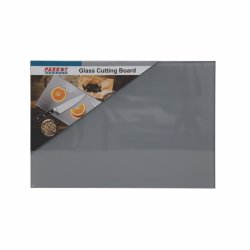 Glass Cutting Board 210 X 300MM - Silver