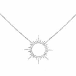 Sun Goddess Necklace Made With Swarovski Cubic Zirconia