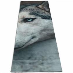 Others Yoga Mat 71X24 Inches 10MM Thick Exercise Mat Exercise Mat Adult Siberian Husky Photo