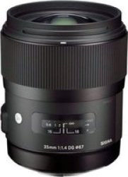 Sigma 35mm F1.4 Dg Hsm Lens For Nikon