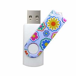 Vatapo USB 3.0 256GB Flash Drive Thumb Drive Memory Stick Jump Drive Transfer Speeds Up To 200MB S Colorful Flower 256GB