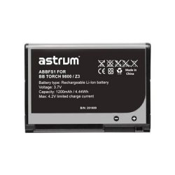 Astrum Replacement Battery ABBFS1 For Blackberry Torch 9800 Z3 FS-1 1200MAH