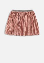 MINOTI Teens Pleated Velvet Skirt - Blush