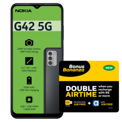 Nokia G42 128GB 5G Dual Sim - Grey + Mtn Sim Kit & 5G Device Promotion